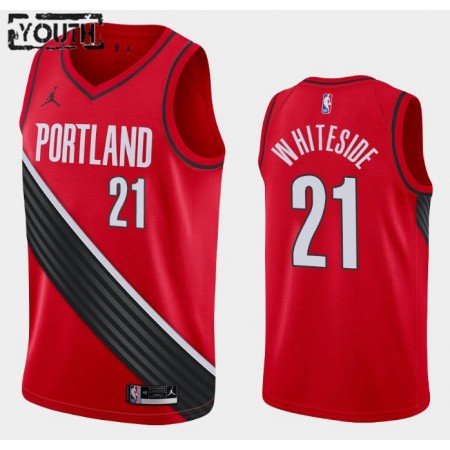 Barn Portland Trail Blazers Tröja Hassan Whiteside 21 2020-2021 Jordan Brand Statement Edition Swingman